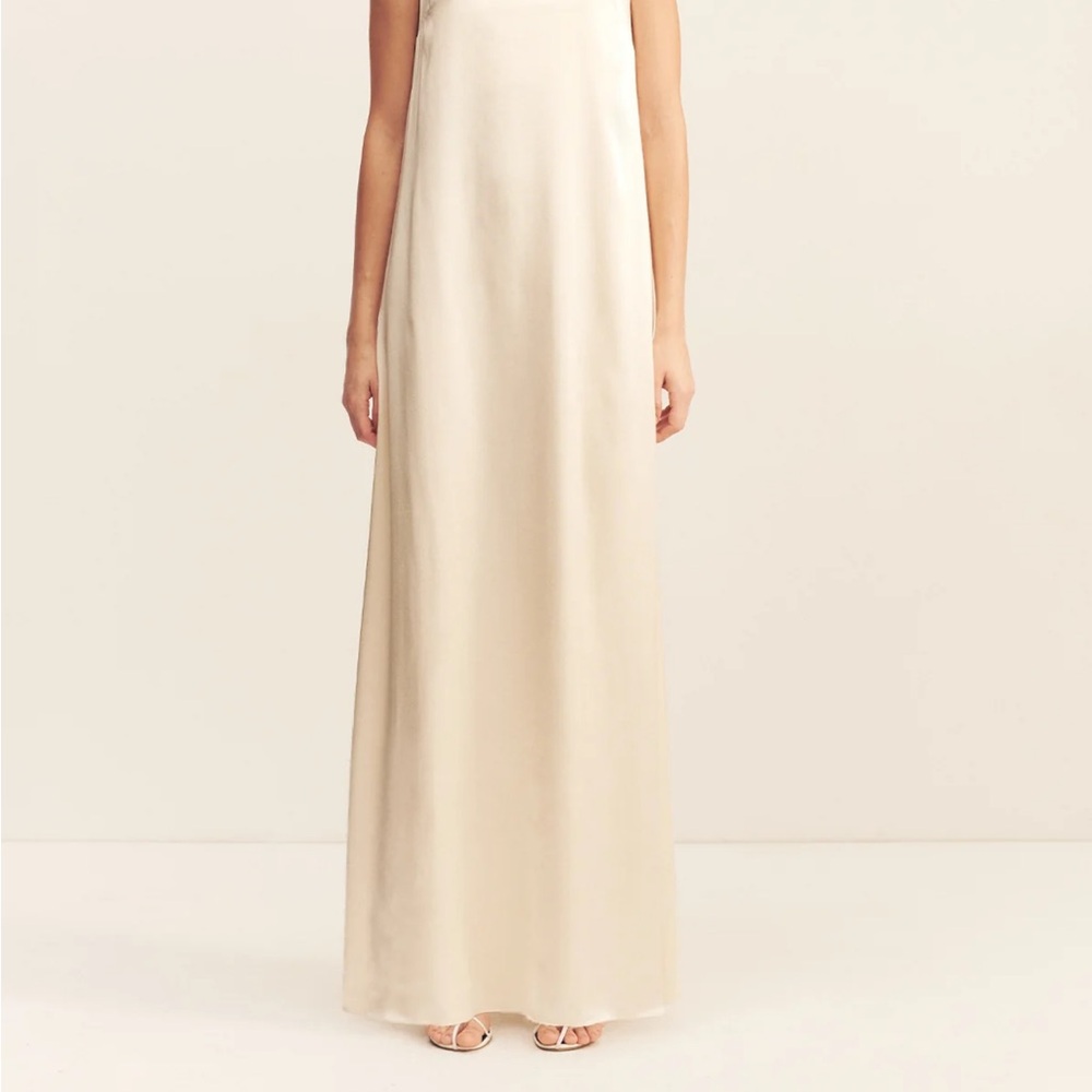 Shona Joy La Lune Strapless Column Maxi Dress